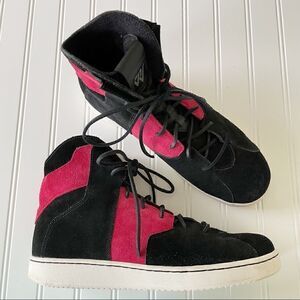 Nike Jordan Russel Westbrook 0.2 Red/Black Suede Hi Top Sneakers - Size 11.5